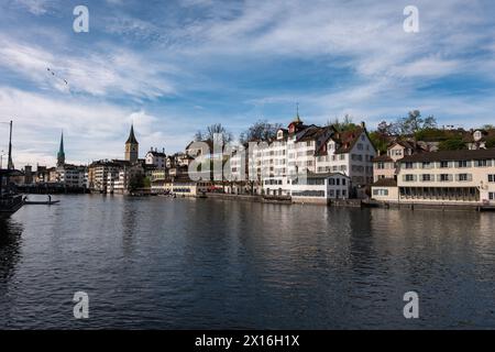 Sonntags in Zürich Stockfoto