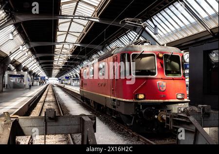 Sonntags in Zürich Stockfoto