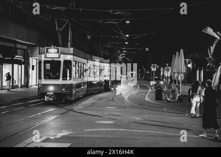 Sonntags in Zürich Stockfoto