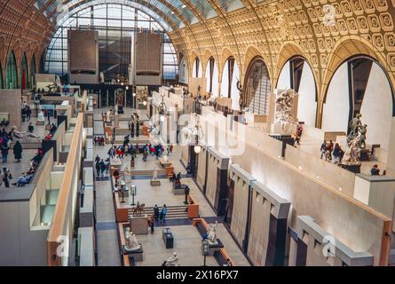 Orsay Museum Haupthalle - Paris, Frankreich Stockfoto