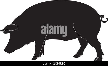 Pig Icon Vektor Illustration Design Stock Vektor