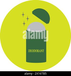 Design der Deodorant Icon Vector Illustration Template Stock Vektor