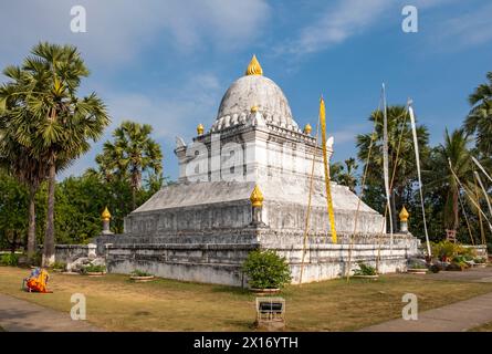 Stupa des Tempels Wat Wisunarat, Luang Prabang, Laos Stockfoto