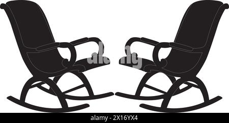 Schaukelstuhl Icon Vektor Illustration Design Stock Vektor