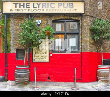 The Lyric Pub, Soho, London, England. Stockfoto