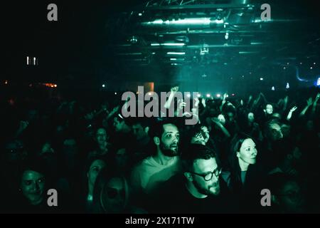 Mailand, Italien. April 2024. Cosmo tritt am 11. April 2024 live im Alcatraz in Mailand auf. (Foto: Alessandro Bremec/NurPhoto) Credit: NurPhoto SRL/Alamy Live News Stockfoto