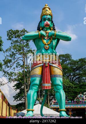 Sri Ramayana Höhlentempel, Kuala Lumpur, Malaysia, 2024. Die Höhle zeigt die Geschichte von Rama als Chronik entlang der Wände der Höhle. Stockfoto