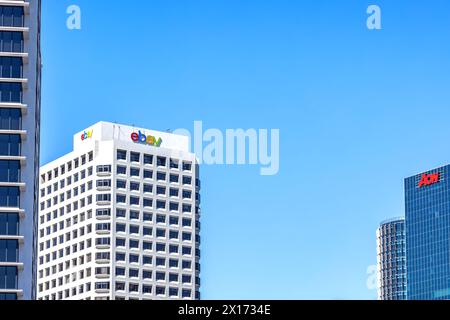 Sydney, Australien - 10. Februar 2023: Das Hauptquartier von Ebay in Sydney, Australien. Teil des amerikanischen multinationalen Unternehmens Ebay Inc. Mit Sitz in Kalifornien und Stockfoto