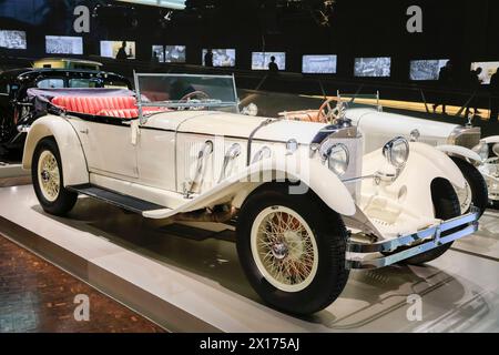 Mercedes-Benz 26/120/180 PS Typ S Tourenwagen, Mercedes-Benz Museum, Stuttgart, Baden-Württemberg, Deutschland *** Mercedes Benz 26 120 180 ps Typ S Tourenwagen, Mercedes Benz Museum, Stuttgart, Baden Württemberg, Deutschland Stockfoto