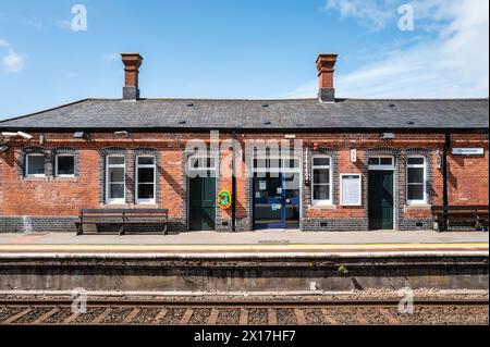 BAHNÜBERGANG CAMBORNE BARRIEREN BAHNÜBERGANG Stockfoto