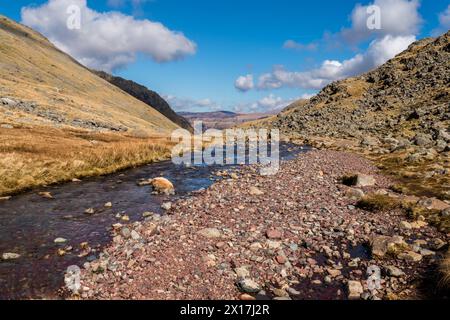 Seathwaite Fell, Lake District, Großbritannien Stockfoto
