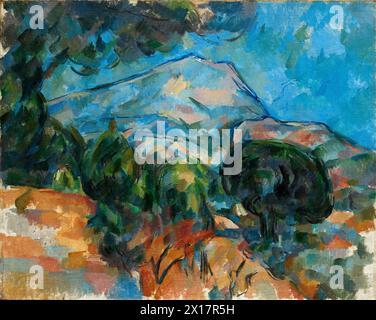 Mount Sainte-Victoire. Paul Cezanne. c. 1904. Stockfoto