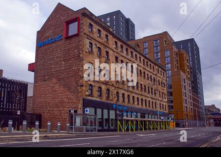 Die Barclays Bank Eagle Labs, Teil des neuen Vorzeigecampus, bieten Platz für Start-ups und Mentoring-Services. Tradeston, Glasgow, Schottland, Stockfoto