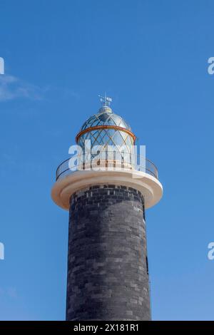 Faro de Punta de Jandia, Punta de Jandia Leuchtturm, Fuerteventura, Kanarische Inseln, Spanien Stockfoto