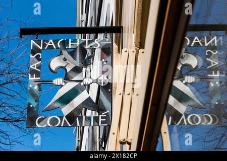 Shield, Fasnacht, Basel, Kanton Basel-Stadt, Schweiz Stockfoto