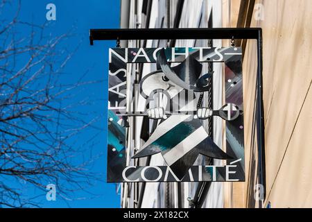 Shield, Fasnacht, Basel, Kanton Basel-Stadt, Schweiz Stockfoto