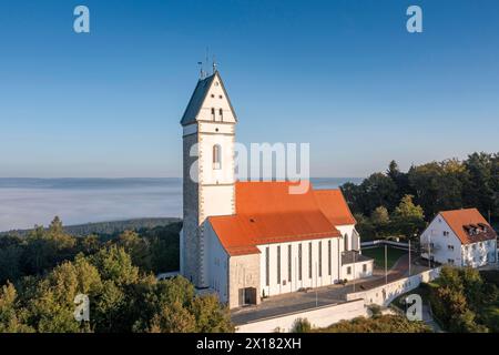 Wallfahrtskirche St. Johannes Baptist auf Bussen, Bussen, Offingen, Schwäbische Alb, Oberschwäben, Schwaben, Baden-Württemberg, Deutschland Stockfoto