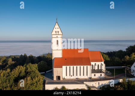 Wallfahrtskirche St. Johannes Baptist auf Bussen, Bussen, Offingen, Schwäbische Alb, Oberschwäben, Schwaben, Baden-Württemberg, Deutschland Stockfoto
