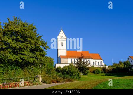 Wallfahrtskirche St. Johannes Baptist auf Bussen, Bussen, Offingen, Schwäbische Alb, Oberschwäben, Schwaben, Baden-Württemberg, Deutschland Stockfoto