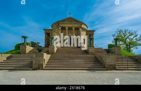 Mausoleum oder Grabkapelle auf dem Württemberg, Grabstätte von Königin Katharina und König Wilhelm I. von Württemberg, Rotenberg, Stuttgart, Baden-Wu Stockfoto