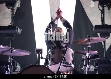 The Hives treten live in der Manchester Academy UK auf, am 6. april 2024. Stockfoto