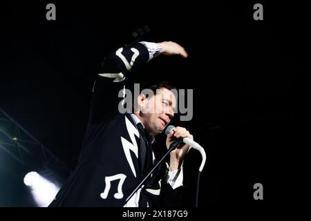 The Hives treten live in der Manchester Academy UK auf, am 6. april 2024. Stockfoto