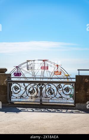 Parc d'atraccions Tibidabo Vergnügungspark in Barcelona, Spanien Stockfoto