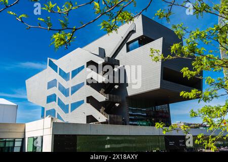 Das Museum Disseny Hub in Barcelona, Spanien Barcelona Katalonien Spanien *** das Disseny Hub Museum in Barcelona, Spanien Barcelona Katalonien Spanien Stockfoto