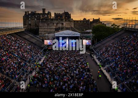 Edinburgh Castle Konzerte, Dermot Kennedy Stockfoto