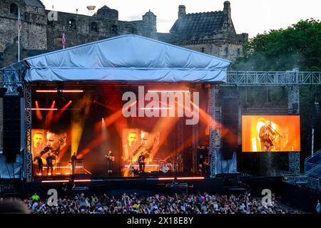 Edinburgh Castle Konzerte, Dermot Kennedy Stockfoto