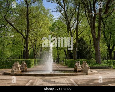 Der Märchenbrunnen, Volkspark Friedrichshain, Berlin, Deutschland Stockfoto