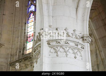 Basilika Basilika Saint-Nicolas-de-Port, Departement Meurthe-et-Moselle, Lothringen, Region Grand Est, Frankreich Stockfoto