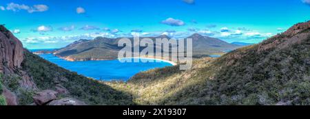 Wineglass Bay in Tasmanien Stockfoto