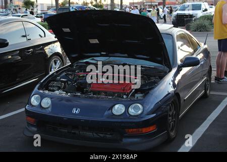 Integra GSR beim Car Meet Stockfoto