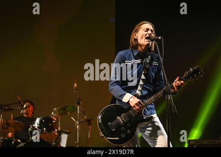 Juana La Loca: Rodrigo Martin (voz). 30 aniversario de „Electronauta“ Stockfoto