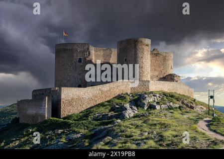 Consuegra Castle, Mudela Castle Stockfoto