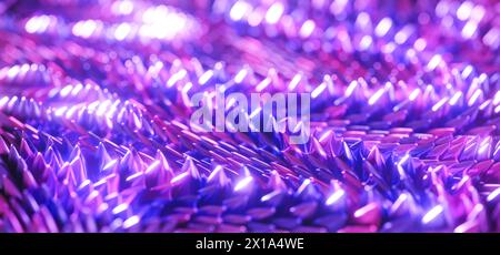 Abstrakte Neonfarben skalieren den welligen Hintergrund. Hintergrund des ECO-Konzepts Stockfoto