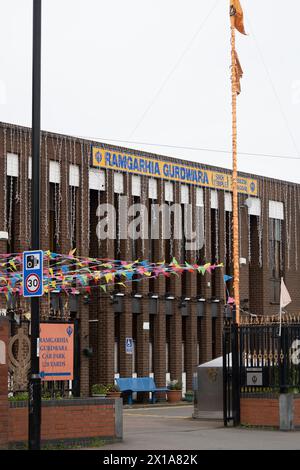 Ramgarhia Gurdwara, Foleshill Road, Coventry, West Midlands, England, UK Stockfoto