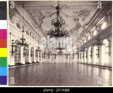 Prager Burg, spanischer Saal, 1886 - 18860101 PD0215 - Rechteinfo: Rights Managed (RM) Stockfoto