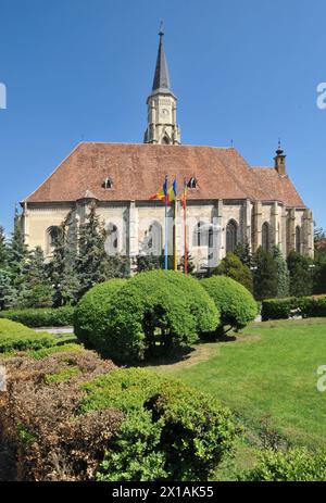 St. Michaels Kirche, Cluj-Napoca Stockfoto