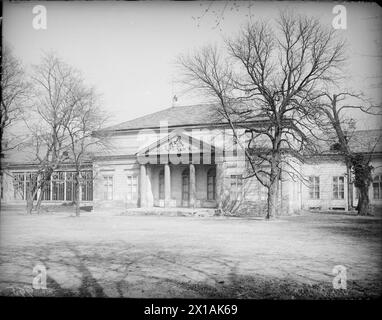 Wien 18, Waehringerstraße (Waehringer Straße) 173/181, Palais Czartoryski. Garden Side, 04.04.1918 - 19180404 PD0003 - Rechteinfo: Rights Managed (RM) Stockfoto