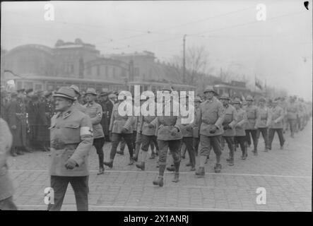 Heimwache in Wien, 24.02.1929 - 19290224 PD0002 - Rechteinfo: Rights Managed (RM) Stockfoto