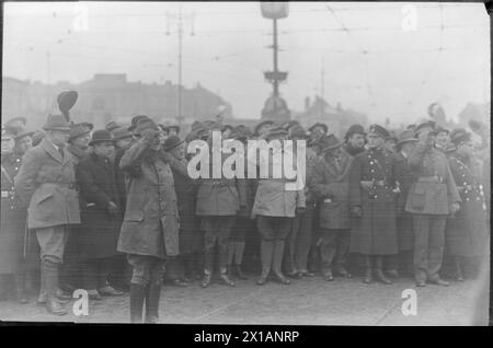 Heimwache in Wien, 24.02.1929 - 19290224 PD0003 - Rechteinfo: Rights Managed (RM) Stockfoto