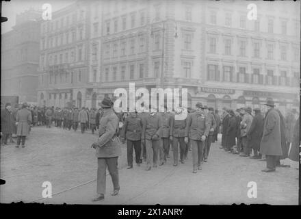 Heimwache in Wien, 24.02.1929 - 19290224 PD0001 - Rechteinfo: Rights Managed (RM) Stockfoto