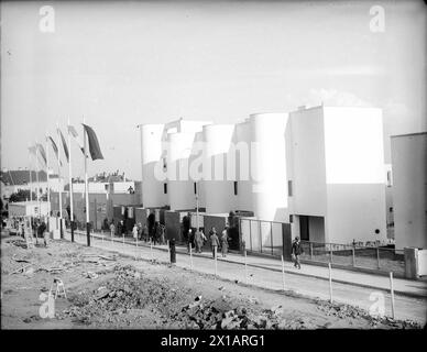 Eröffnung von Versuchssiedlung initiiert durch einen Werkbund, 04.06.1932 - 19320604 PD0017 - Rechteinfo: Rights Managed (RM) Stockfoto