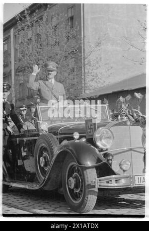 Hitler in Graz, 3.4.1938 - 19380403 PD0032 - Rechteinfo: Rights Managed (RM) Stockfoto