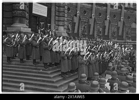 Ausstellung „der Sieg im Westen“, Band vor der Nationalbibliothek, 17.11.1940 - 19401117 PD0017 - Rechteinfo: Rights Managed (RM) Stockfoto