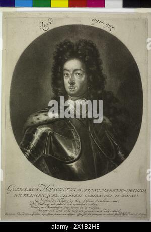 Wilhelm Hyazinth, Prinz von Nassau-Siegen, 1700, - 17000101 PD0048 - Rechteinfo: Rights Managed (RM) Stockfoto