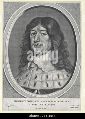 Friedrich Wilhelm, Kurfürst von Brandenburg (1620-1688), - 19830422 PD141799 - Rechteinfo: Rechte verwaltet (RM) Stockfoto