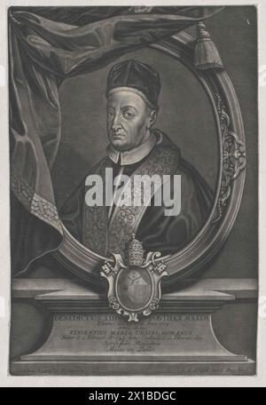 Benedikt XIII., Papst 1724-1730, - 19830422 PD48283 - Rechteinfo: Rechte verwaltet (RM) Stockfoto